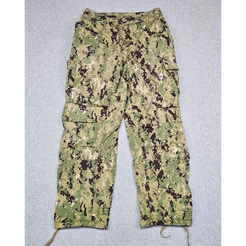 Military Pants Mens Medium Short NWU Type III USN Navy Seals Digi Camo Cargo